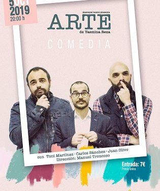 “Arte” una comedia dramática con enorme éxito en el Auditori de la Mediterrània de La Nucia