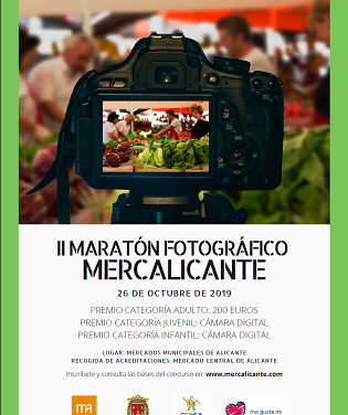Maratón Fotográfico de Mercalicante para promocionar el comercio de proximidad