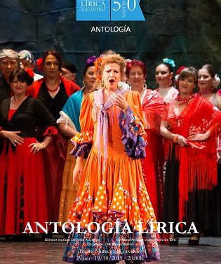 50 años de la Compañía Lírica Alicantina sobre el escenario del Teatro Cervantes de Petrer