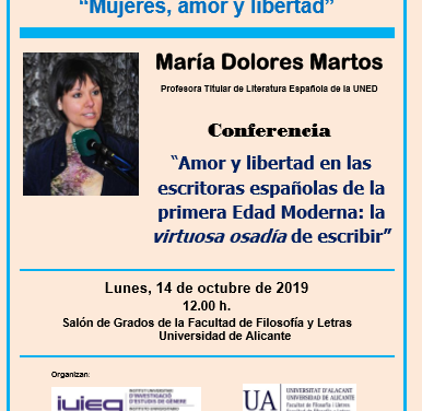 La Universidad de Alicante celebra el “Día de las Escritoras”