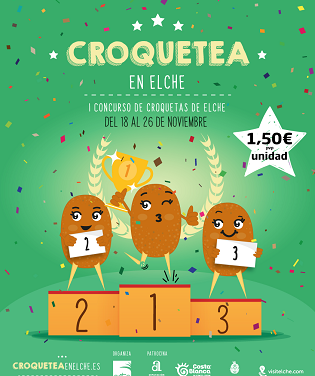 Más de una veintena de locales compiten por servir la mejor Croqueta de Elche