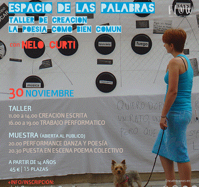 ESPACIO DE LAS PALABRAS con NELO CURTI en Flow Alicante