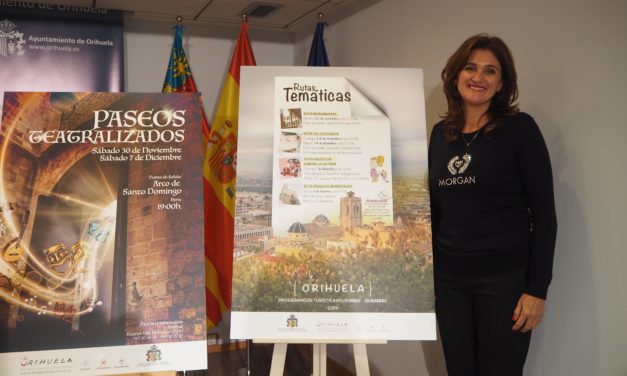 Turisme presenta la nova edició de Passejos Teatralitzats i Rutes Temàtiques per a conéixer la història i tradicions d’Oriola