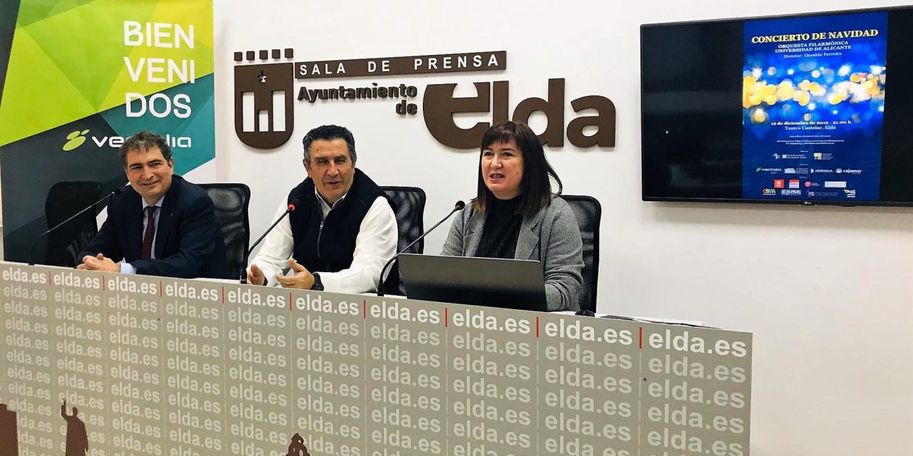 El Teatro Castelar de Elda acoge este jueves el Concierto de Navidad de la Orquesta Filarmónica Universitaria de Alicante