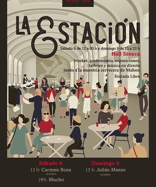 Mahou llena de cultura, música y gastronomía Alicante en el Hall Séneca en la primera edición de ‘La Estación’
