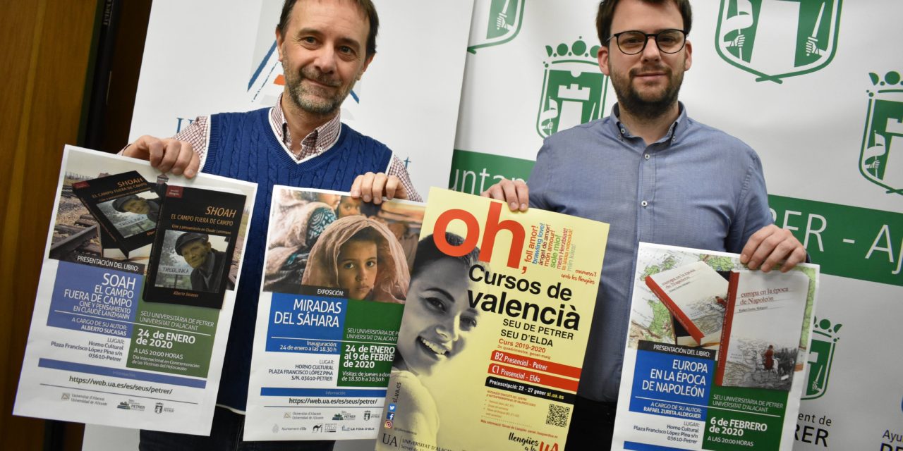 El filòsof Alberto Sucasas, premi Miguel d’Unamuno d’assaig, obri la nova programació de la Seu Universitària de Petrer