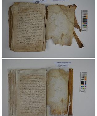 El Archivo Municipal de Alcoy restaura dos de sus documentos más antiguos