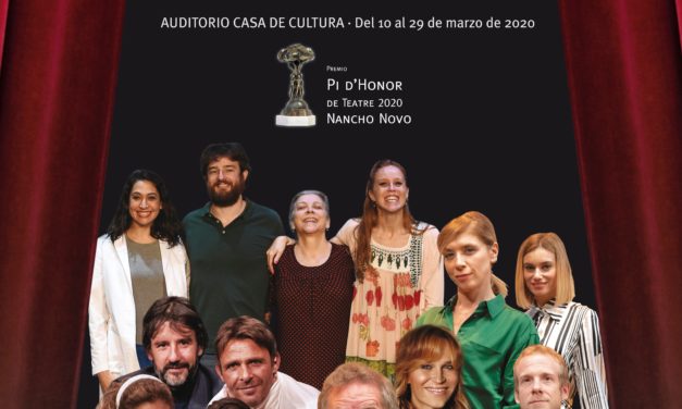 Nancho Novo será galardonado con el ‘Pi d’Honor de Teatre 2020’ de l’Alfàs
