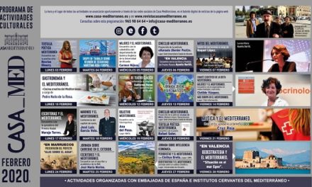 Un febrero literario protagoniza la programación de actividades de Casa Mediterráneo
