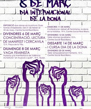 Multitud de actividades para celebrar el Día Internacional de la Mujer en Cocentaina