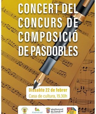 Finestrat se prepara para conocer el pasodoble ganador del concurso de composición que convoca el Centre Musical Puig Campana