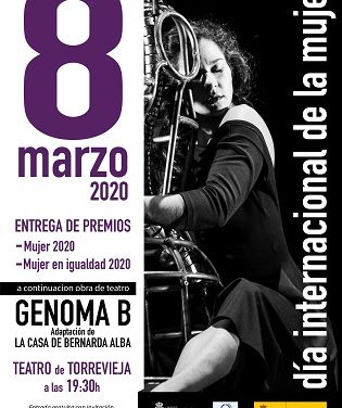 El 8 de marzo se conmemora el Día Internacional de la Mujer con una gala en el Teatro Municipal de Torrevieja