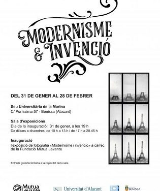 La Sede Universitaria de La Marina y la Fundación Mutua Levante inauguran la exposición Modernismo & Invención