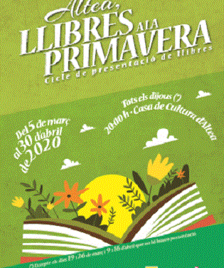 Vuelve una nueva edición del ciclo ‘’Altea, llibres a la primavera’’