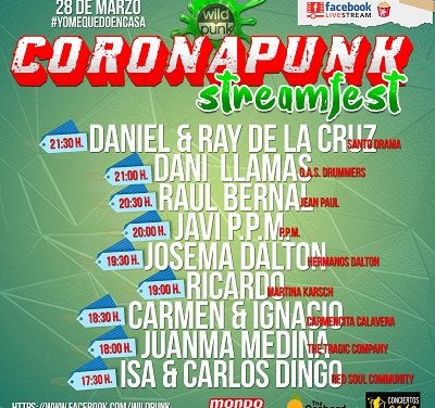 CORONAPUNK Streamfest, el festival en directo este sábado para hacértelo pasar bien en cuarentena