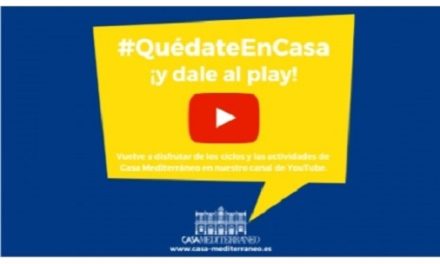 Casa Mediterráneo anima a “quedar-se a casa” amb una programació d’activitats en les seues xarxes socials