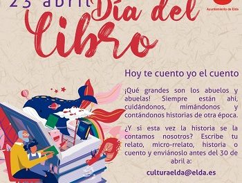 El Ayuntamiento de Elda organiza ‘Hoy te cuento yo el cuento’ con motivo de la celebración del Día del Libro