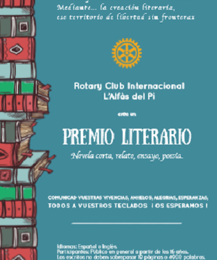 El Rotary Club Internacional L’Alfàs del Pi crea un Premi Literari