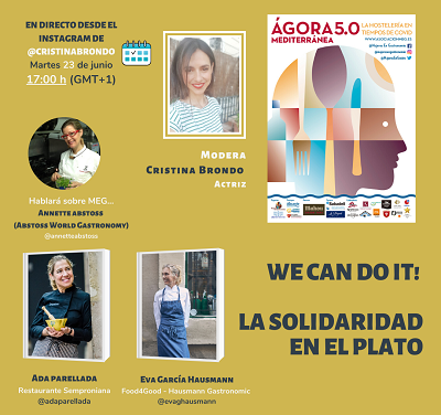 VIII Encuentro Ágora Mediterránea 5.0, la solidaridad en el plato, el próximo 23 de junio
