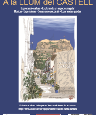 Cultura de Alicante presenta los ciclos de actividades para el verano en el Castillo con visitas guiadas, conciertos, cenas – espectáculo y teatro
