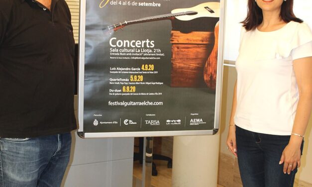 El Festival de Guitarra ‘Ciutat d’Elx’ se celebrará durante el mes de septiembre