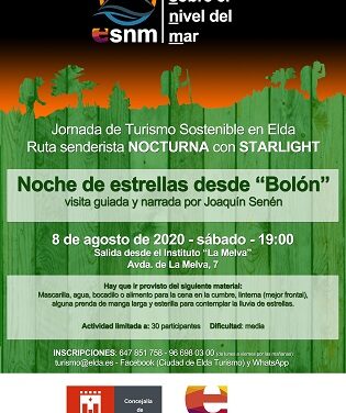 Turismo de Elda organiza tres nuevas rutas senderistas en agosto y septiembre