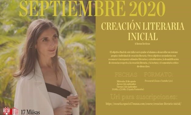 Curso de Creación Literaria Inicial a cargo de Espido Freire