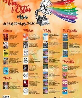 Cine, música, teatro, rutas y juegos populares, esta semana en las actividades de «Viu l’Estiu» a Alcoy