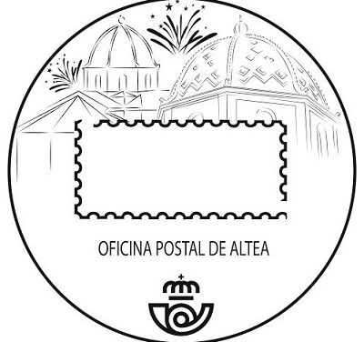 Desde hoy Altea viajará por el mundo a través de un matasellos turístico