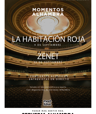 “Momentos Alhambra” se traslada al  Castillo de Santa Bárbara con los conciertos de  La Habitación Roja y Zenet