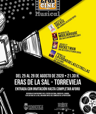 Del 25 al 28 de agosto se celebra “Eras de cine”, con la proyección de grandes musicales de la historia del cine