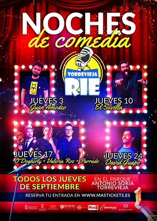 Torrevieja celebra en septiembre el Festival “Torrevieja Ríe”