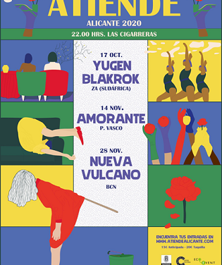 ATIENDE! 2020: nova proposta de concerts singulars en Las Cigarreras