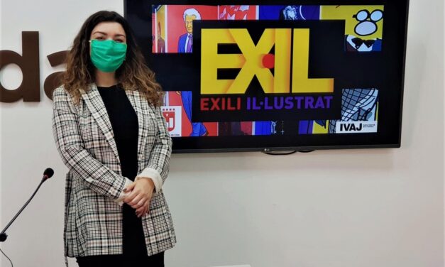 Joventut d’Elda organitza en els Salons Princesa l’exposició ‘Exili il·lustrat’ que reuneix 36 retrats de personatges vinculats amb l’exili
