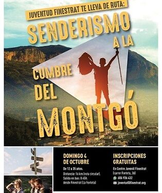 La regidoria de joventut de Finestrat us convida a descobrir el Parc Natural del Montgó