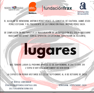 La Fundació Frax exposa a Benidorm la seua mostra artística “Lugares”, amb obres de 24 artistes