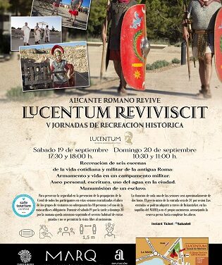 La vida en la Antigua Roma vuelve a Lucentum a través de la representación de seis escenas costumbristas