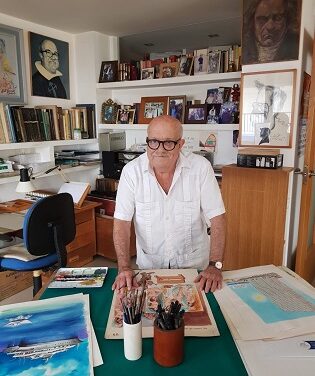 L’artista Alfonso Ortuño torna a Orihuela amb una nova exposició, “Per Humor a l’Art”