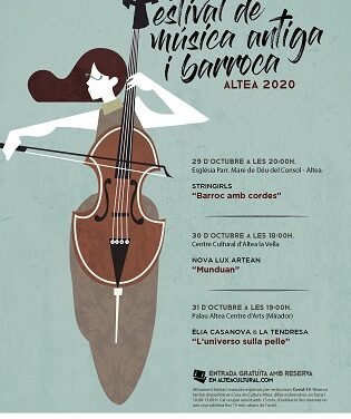 El festival “Música Antiga i Barroca” de Altea incluye un concierto teatralizado para público familiar