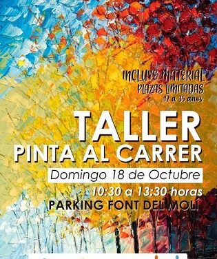 Finestrat celebra una nueva edición de “Pinta al carrer” en la Font del Molí