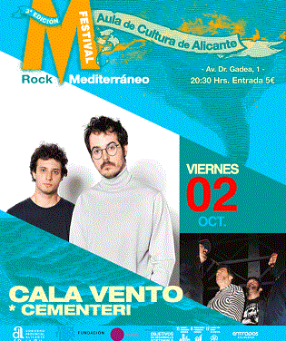 El M Festival de Fundació Mediterrani conclou aquest 2 d’octubre amb Cala Vento i Cemënteri
