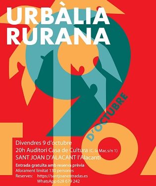 Urbàlia Rurana y Feliu Ventura en los conciertos de este fin de semana organizados por La Cívica – Escola Valenciana