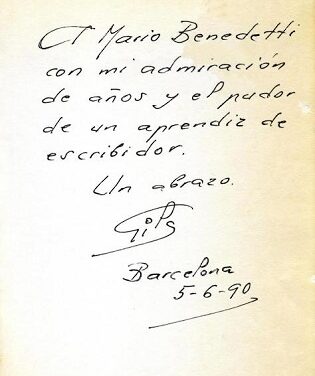 El CeMaB ofrece online la exposición «Querido Mario…. Dedicatorias en la biblioteca madrileña de Mario Benedetti»
