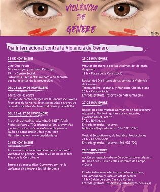 Dénia celebra el Día Internacional contra la Violencia de Género