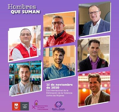 Set homes protagonitzen la nova campanya posada en marxa per l’Ajuntament d’Elda contra la violència masclista