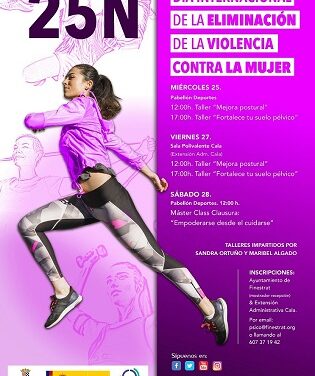 Finestrat organiza un programa de talleres titulados “Mujer y deporte” con motivo del 25n