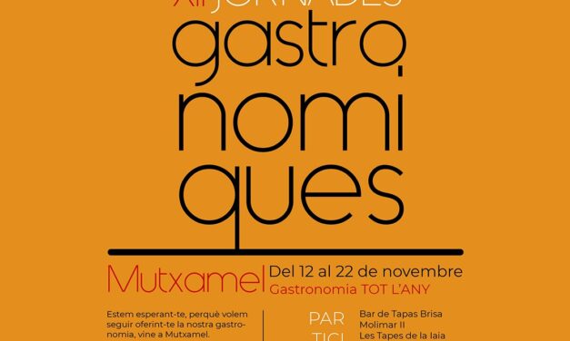 Tornen les 12a Jornades Gastronòmiques de Mutxamel del 12 al 22 de novembre