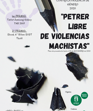 Irene Berenguer Morant i Sara Martínez Martínez, guanyadores del primer Concurs de relats curts contra la violència de gènere de Petrer