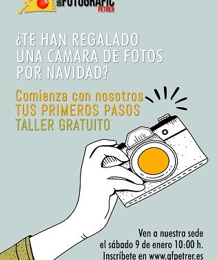 El Grup Fotogràfic de Petrer organitza de nou el taller fotogràfic “Els teus primers passos”