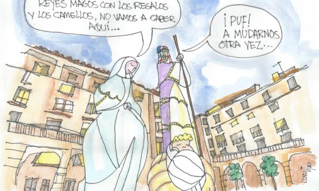 BELÉN GIGANTE DE ALICANTE, VIÑETA #27 DE LUIS ANTONIO MAC-BEATH, LUANT